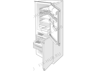Холодильник Belling BI26 (170681, HZDI2626) - Фото